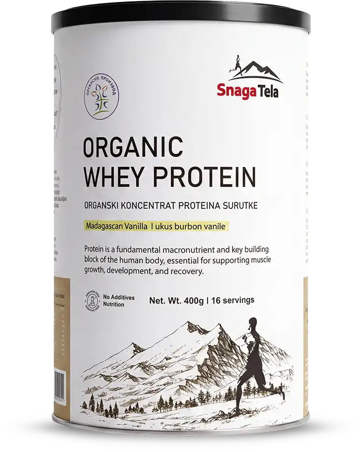 Organic whey protein - Madagascan Vanilla